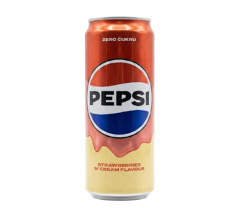 PEPSI – STRAWBERRIES AND CREAM ZERO SUGAR 330ML